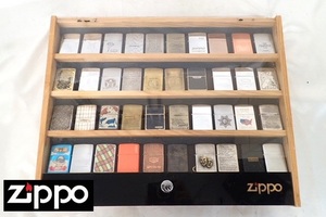 1304[M]大量！未使用含む◆ZIPPO ジッポー◆ヴィンテージ/筆記体/ロゴ/CLASSIC/吉宗 他/デザイン色々 まとめて 40点/ケース付♪