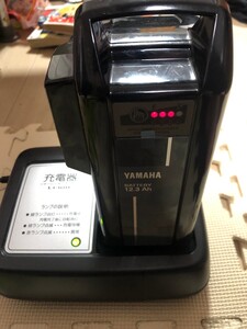 リチウムイオンバッテリー ヤマハPAS専用 12.3Ah ブラック X0T-82110-22&充電器X92-10お得♪セット◎ 使用回数10回未満☆★美品★サブ機に