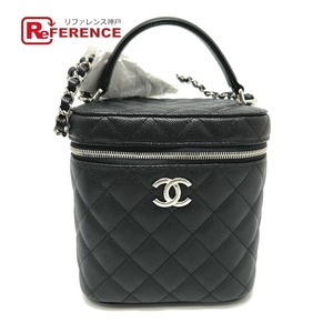 未使用 CHANEL シャネル AS2362 CC マトラッセ キルティング 2WAY チェーンバッグ カバン バニティバッグ SV金具 レディース【中古】