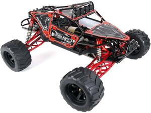 新品・完成品45ccエンジンRCカー 2WD Baja5TS-MAX　レッド仕様　すべて揃ったエンジン・受信機・サーボ・送信機etc ROVAN 代理店出品