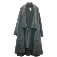 LIMI feu リミフゥ 18AW ビッグピンガウンニットカーディガン LV-T51-140 グレー S