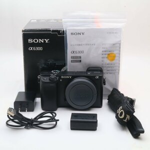 SONY(ソニー) ミラーレス一眼 α6300 ボディ ブラック ILCE-6300 B