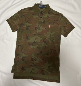 ポロラルフローレンPOLO RALPH LAUREN カモフラポロシャツ カーキ　半袖