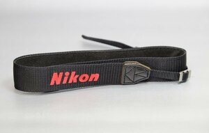 極上美品【Nikon】ニコン*ストラップ*赤ロゴ*双眼鏡用