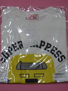 新品 130 ドクターイエロー 半袖Tシャツ 白 綿100% 新幹線 電車柄 鉄道 プラレール風 車両 でんたま 小学生 男の子 双子 120cm～ 送料無料