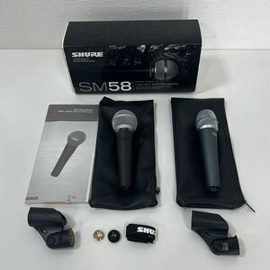 SHURE シュアー SM58 / BETA 58A ダイナミックマイク 動作未確認 現状品