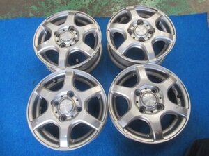 LAYCER 12インチ アルミホイール 12X4J +42 PCD100 4H 4穴 中古