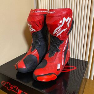 クシタニ スーパーテックR V2 プロトコアレザーモデル 42 26.5cm アルパインスターズ kushitani alpinestars SUPERTECH R 現行モデル