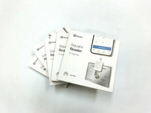 【新品】[5個セット]Square Reader for Magstripe 磁気ストライプ用スクエアリーダー ライトニングコネクタタイプ 決済端末 (Y-642)