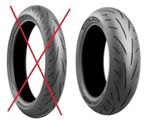 ※リア用 片側のみ BRIDGESTONE BATTLAX S23 180/55ZR17 73W TL 品番:MCR05865 CB1300SB MT-09 ZRX1200