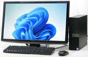 DELL Optiplex 7050-6700SF ■27インチ 液晶セット■ i7-6700/SSD256G+HDD1T/Radeon R5 430/第6世代/Windows11 デスクトップ