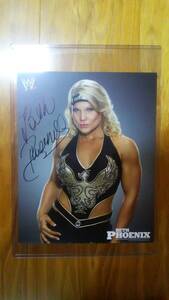 WWE　　Beth Phoenix　ベス・フェニックス　　直筆サイン