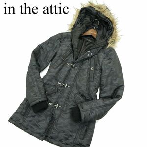 in the attic インジアティック 秋冬 ファイヤーマンバックル★ カモフラ柄 N-3B ミリタリー モッズコート Sz.L　メンズ　A3T13126_B#N