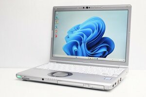 1円スタート ノートパソコン Windows11 WPS office搭載 Panasonic レッツノート CF-SV7 DVDマルチ 第8世代 Core i5 SSD256GB メモリ8GB