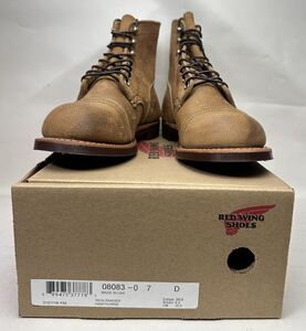 RED WING SHOES レッドウィング 8083 US7 約25cm　アイアンレンジャー ラウンドトゥ ブーツ キャップドトゥ スウェード