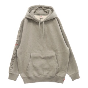 SUPREME シュプリーム 24SS ×NIKE Hooded Sweatshirt FQ0759-063 ナイキ フーデッド スウェットシャツ プルオーバー パーカー グレー