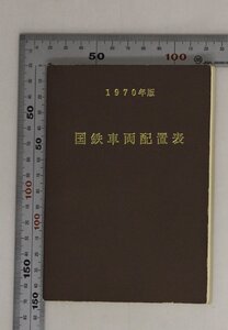 鉄道『国鉄車両配置表 1970年版』鉄道ピクトリアル編集部編 鉄道図書刊行会 補足:蒸気機関車電気機関車ディーゼル機関車気動車電車