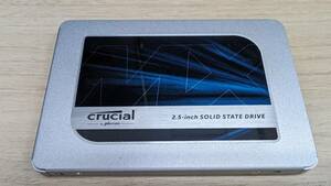 Crusial CT500MX500SSD1 500GB 2.5インチSSD 3608時間 1229回 6CA3