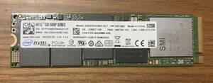 【状態◎】Intel インテル SSDPEKKW512G7（M.2 2280 PCI-Expressタイプ SSD 512GB） 