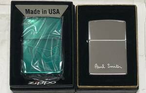 Zippo２点セット！！NATURAL AMERICAN SPIRIT2017年製（未使用保管品）・Poul Smith（中古保管品 小傷有） Zippo社