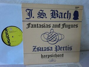 (B)何点でも同送料 LP/レコード/Bach Fantasias & Fugues ZSUZSA PERTIS ジュジャ ペルティシュ-バッハ/半音階的幻想曲とフーガ SLPX 12449