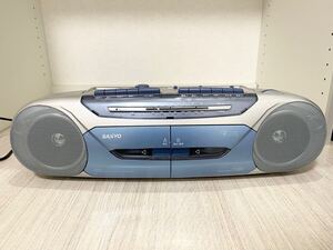 SANYO 三洋電機 U4-W32 ダブルラジオカセットレコーダー 2008年製 動作確認済み ラジカセ 平成レトロ