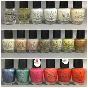 ut30/43 未使用 OPI ネイルラッカー 19色セット 15ml マニキュア ネイルカラー ポリッシュ サロン セルフ ラメ◆