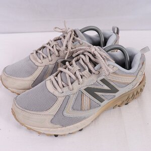 410 ニューバランス 26.5cm/new balance グレー 灰色 グレージュ 中古 古着 スニーカー メンズ yy9710