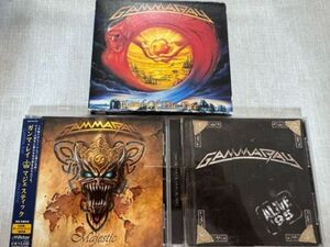 GAMMA RAYガンマレイ LIVE&オリジナルアルバムCD3枚セット「MAJESTIC」「LAND OF THE FREE」「ALIVE