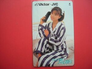 酒井法子　ビクター・JVC　ツイン光ルス　未使用　テレカ