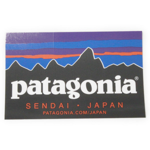パタゴニア ステッカー センダイ ジャパン PATAGONIA SENDAI JAPAN ご当地 日本 東北 仙台 店舗 限定 フィッツロイ シール デカール 新品
