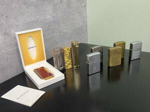 #169A ZIPPO ガスライター等　9点おまとめセット　Guy Laroche Maruman GIVENCHY 一部火花確認済