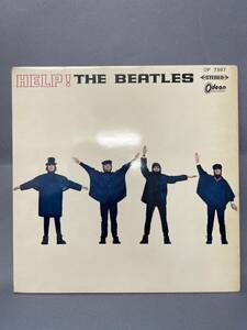 LPレコード アナログ盤 The Beatles ビートルズ HELP！ 4人はアイドル サウンドトラック盤 赤盤