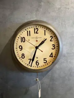 1930年代 ゼネラルエレクトリック  アイアンフレーム 壁掛け時計