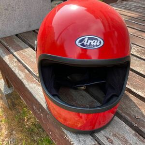 当時物 Arai フルフェイス ヘルメット スーパードルフィン　アライ　ビンテージ 族ヘル ヒロタケアライ