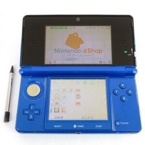 任天堂 NINTENDO 3DS 本体 CTR-001(JPN) ブルー 0114-012