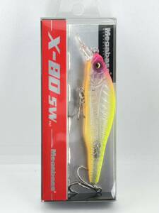 メガバス 限定カラー X-80 SW 未開封 GP SUNRISE BONE ハチマル MEGABASS SP-C Custompaint Jerkbait