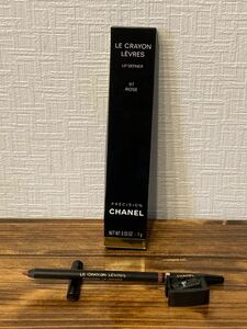 I4K100◆ シャネル CHANEL ル クレイヨン レーヴル リップライナー 07 ローズ リップペンシル 1g シャープナー付き