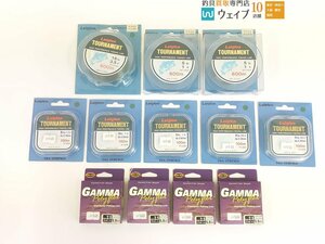 東亜ストリング レグロン トーナメント 100m 0.8号 1号 1.2号、600m 1号 など ライン 計11点 未使用品 中古1点付き