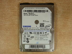 △B/384●サムスン Samsung☆2.5インチHDD(ハードディスク)☆160GB SATA150 5400rpm☆HM16HJI☆中古品