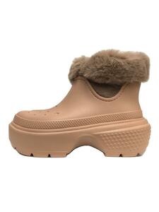 crocs◆stomp lined boot/208718/ブーツ/22cm/BEG