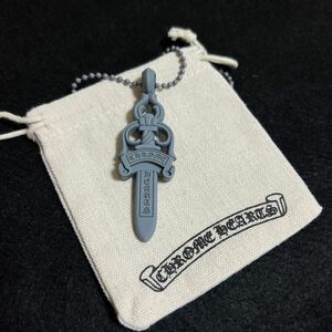 Chrome Hearts ダガーラバー ネックレス グレー