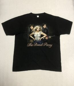 メキシコ製 The Band Perry ザ・バンドペリー ツアー Tシャツ 黒 M アメリカ カントリー ロック バンド tシャツ 90s 00s 10s US古着