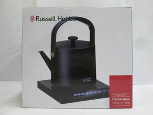 53 送100サ 0617$G10 Russell Hobbs Tケトル ブラック 7106JP-BK 未使用品