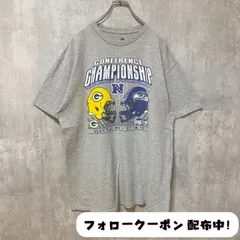 古着 used　NFL　CONFERENCE CHAMPIONSHIP　アメフト　半袖プリントTシャツ　グレー　スポーツ　レトロ