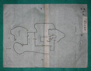 絵図（城郭図） 大分県 豊後國 日出城 ひじじょう（レターパックライト発送）