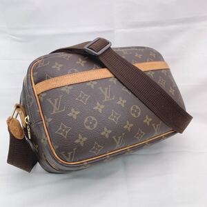 t758 LOUIS VUITTON ルイヴィトン M45254 モノグラム リポーター PM クロスボディ ショルダーバッグ シリアルSP0012