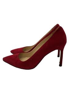 MANOLO BLAHNIK◆パンプス/37.5/RED/スウェード