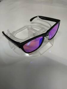 ★ロゴ入りサングラススタンド付★レア商品★正規品★OAKLEY（オークリー）FROGSKINS（A）アジアンフィット（9245E4）★PRIZM GOLF★