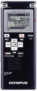 【中古 良品】 OLYMPUS ICレコーダー Voice-Trek 8GB リニアPCM対応 BLK ブラック V-82　(shin
